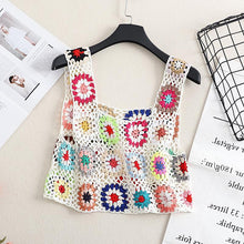 Load image into Gallery viewer, Granny Square Crop Top