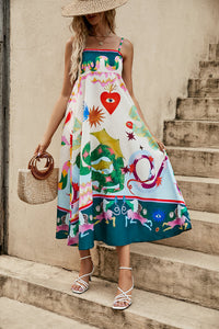 Wonderland Print Dress