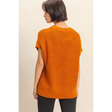 Load image into Gallery viewer, Oversized Short Sleeve Sweater
