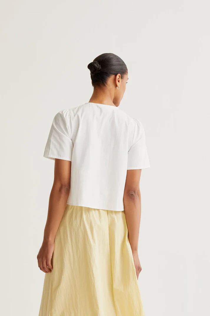 100% Cotton Top with Multicolored Buttons