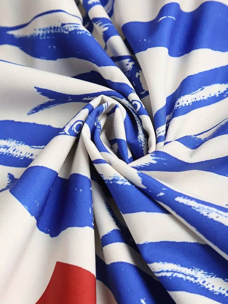 Mackerel Print Sundress