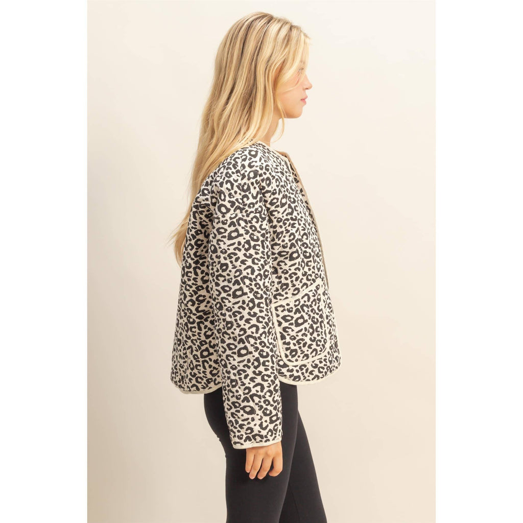 Quilted Leopard Jacket