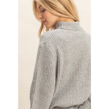 Load image into Gallery viewer, Heather Gray Turtleneck Sweater