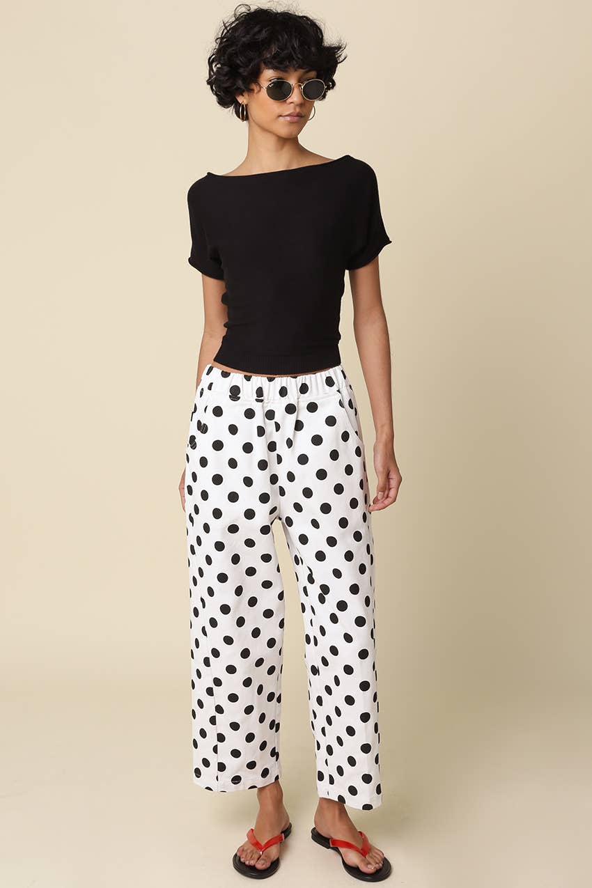 Angela Boat Neck Cinched Tee