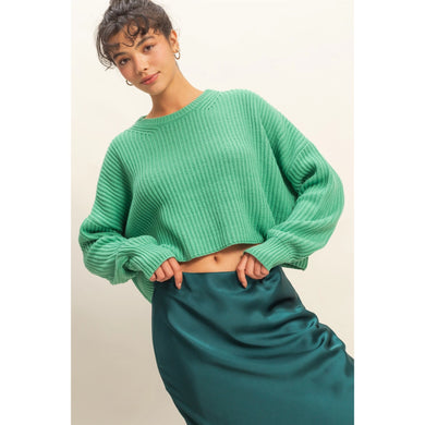 Boxy Drop Shoulder Sweater