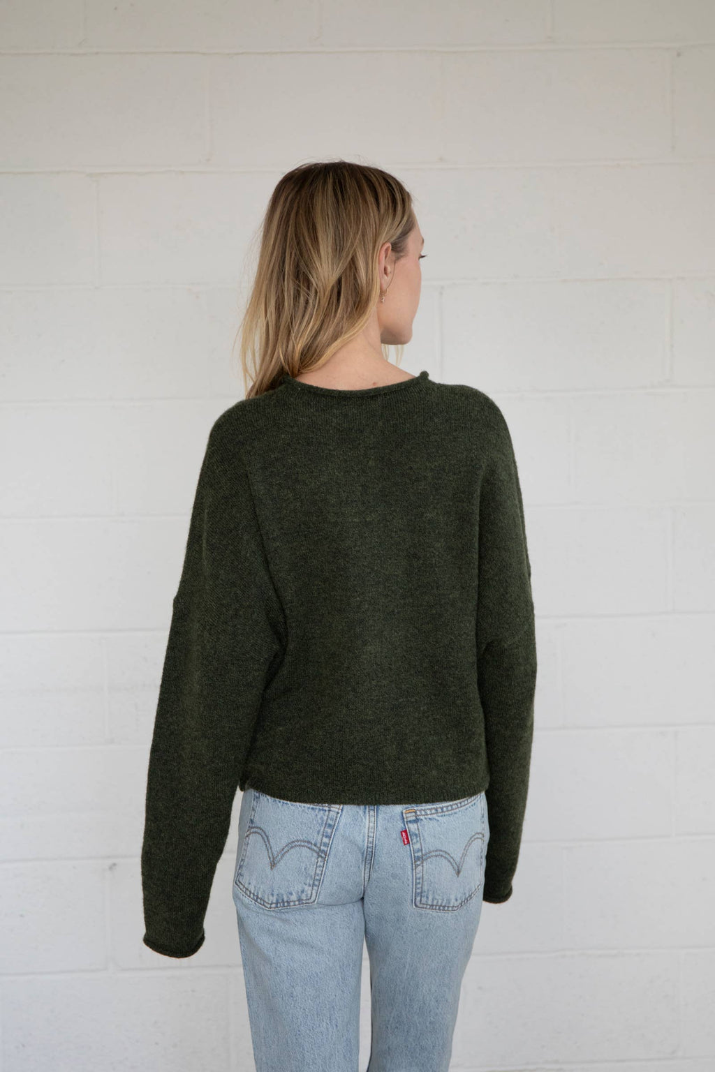 Hunter Green Piper Cardigan