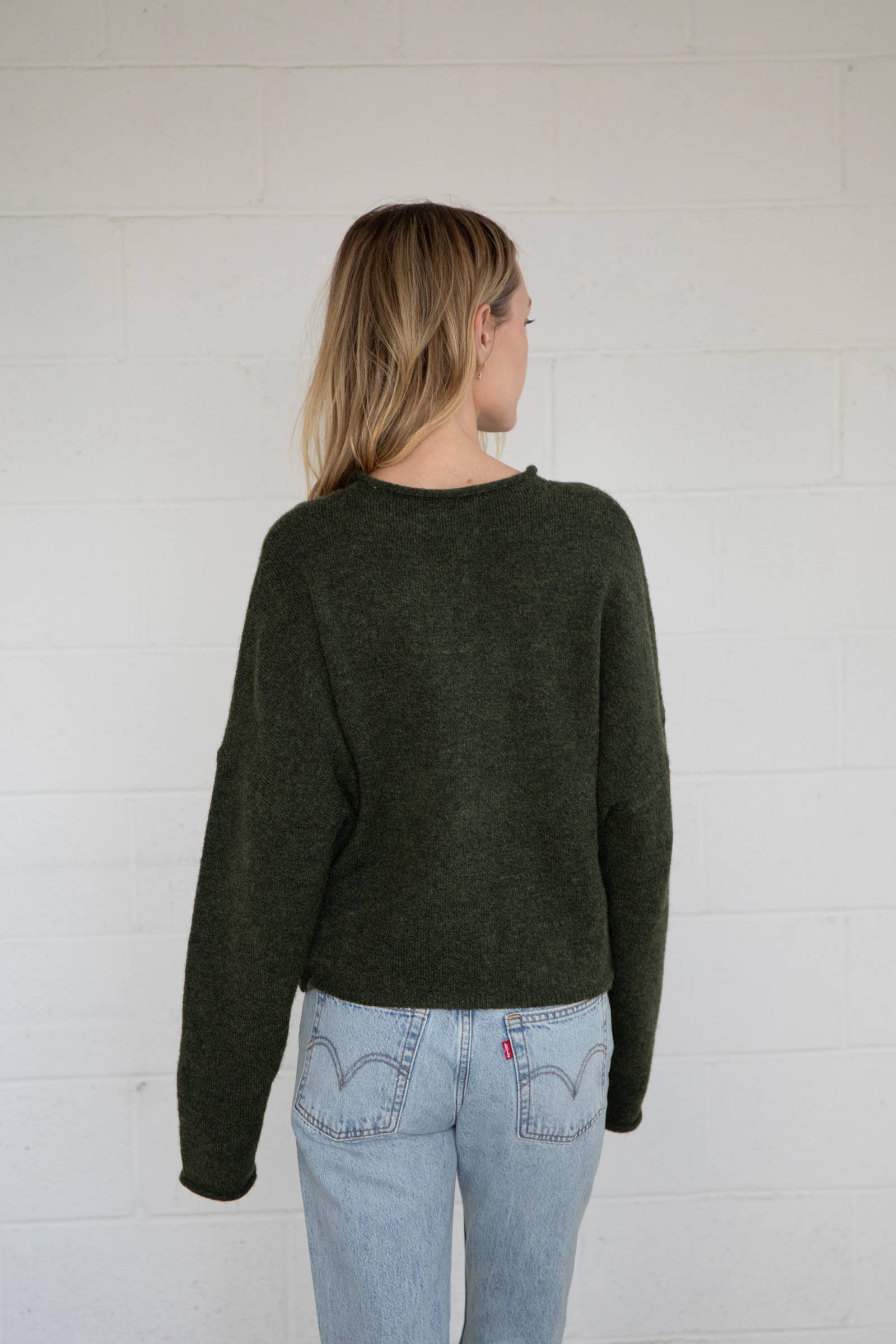 Hunter Green Piper Cardigan