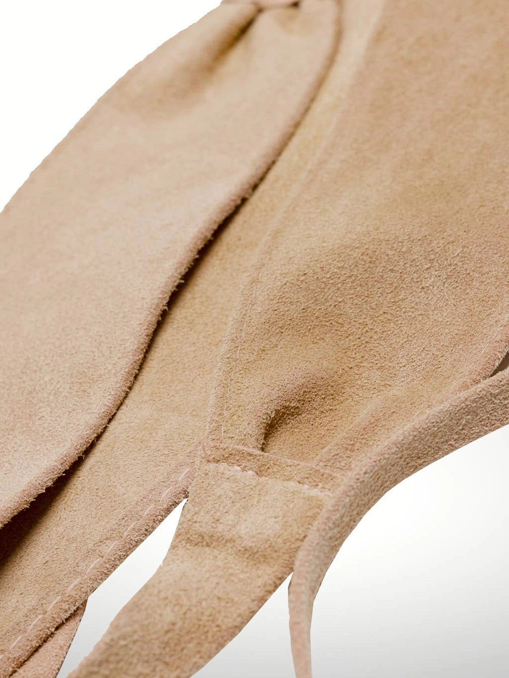 Genuine Suede Sash Belt