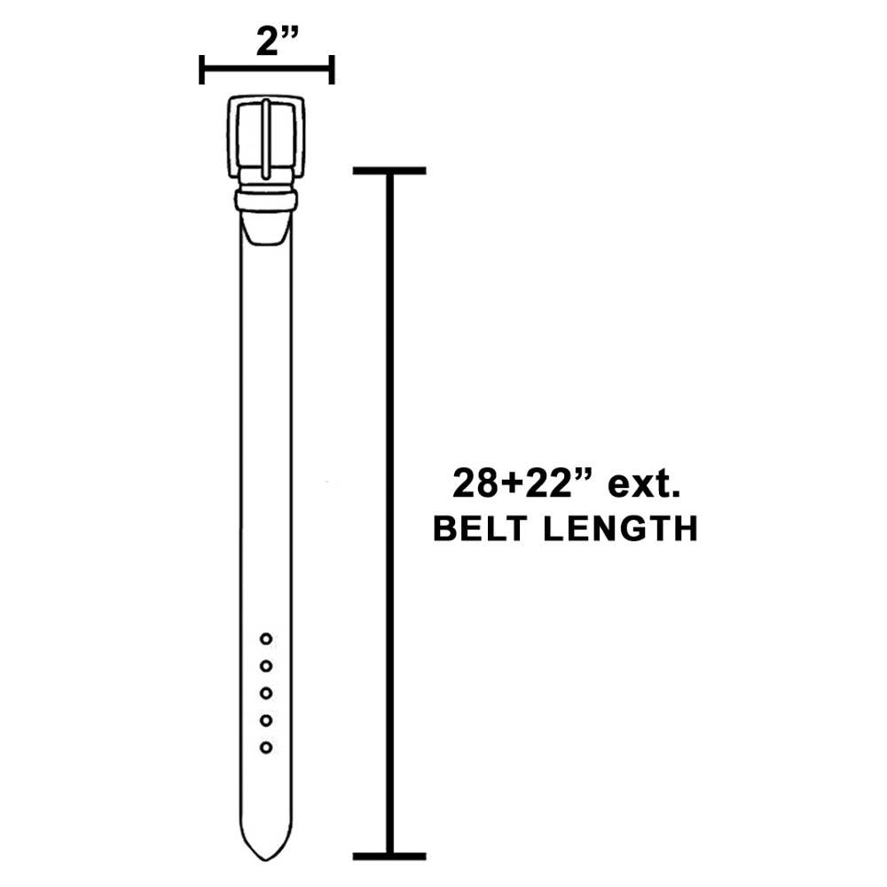 Flower Engraved Oval Concho Chain Belt