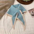 Knit Triangle Scarf