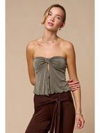 Tube Flyaway Top with Trim