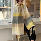 Plush Plaid Scarf
