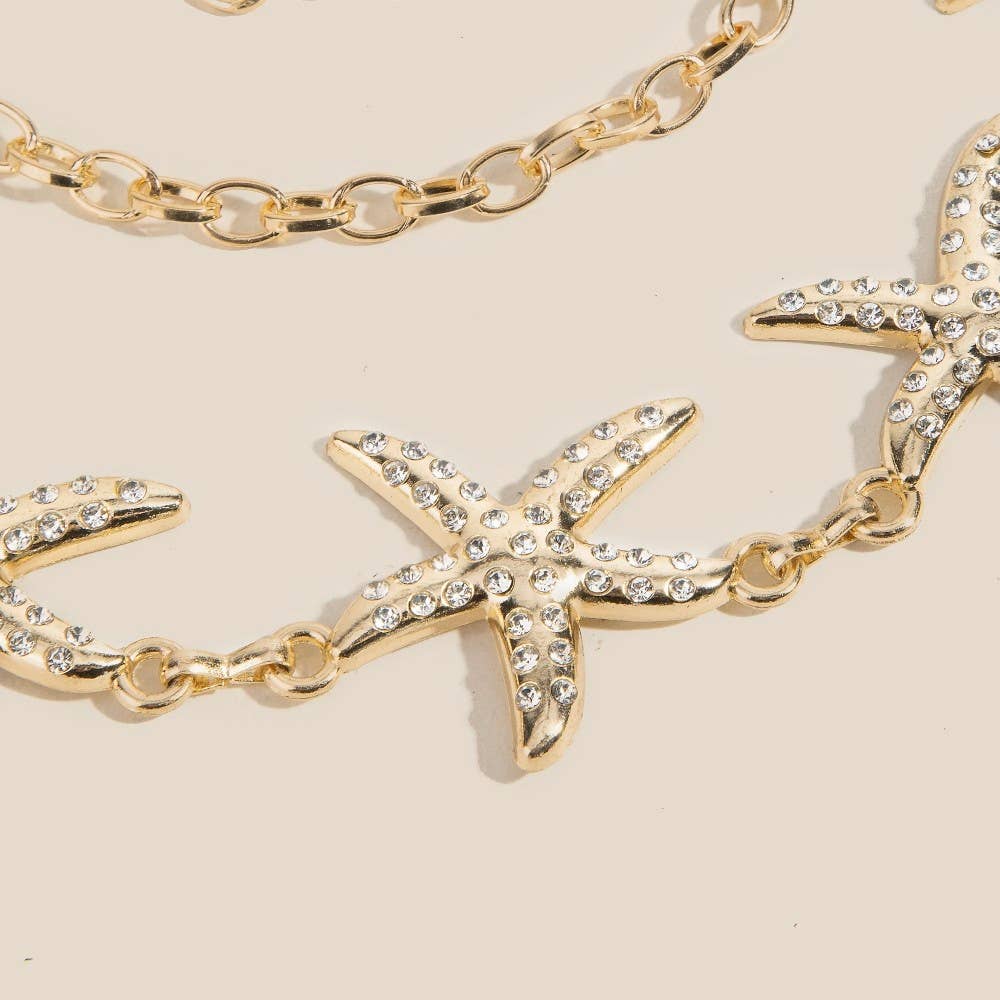 Multi Starfish Link Chain Belt