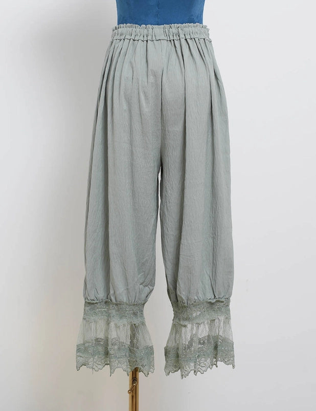 String Tie Lantern Pants