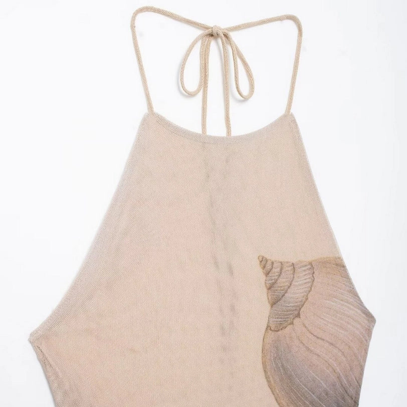 Seashell Mesh Dress