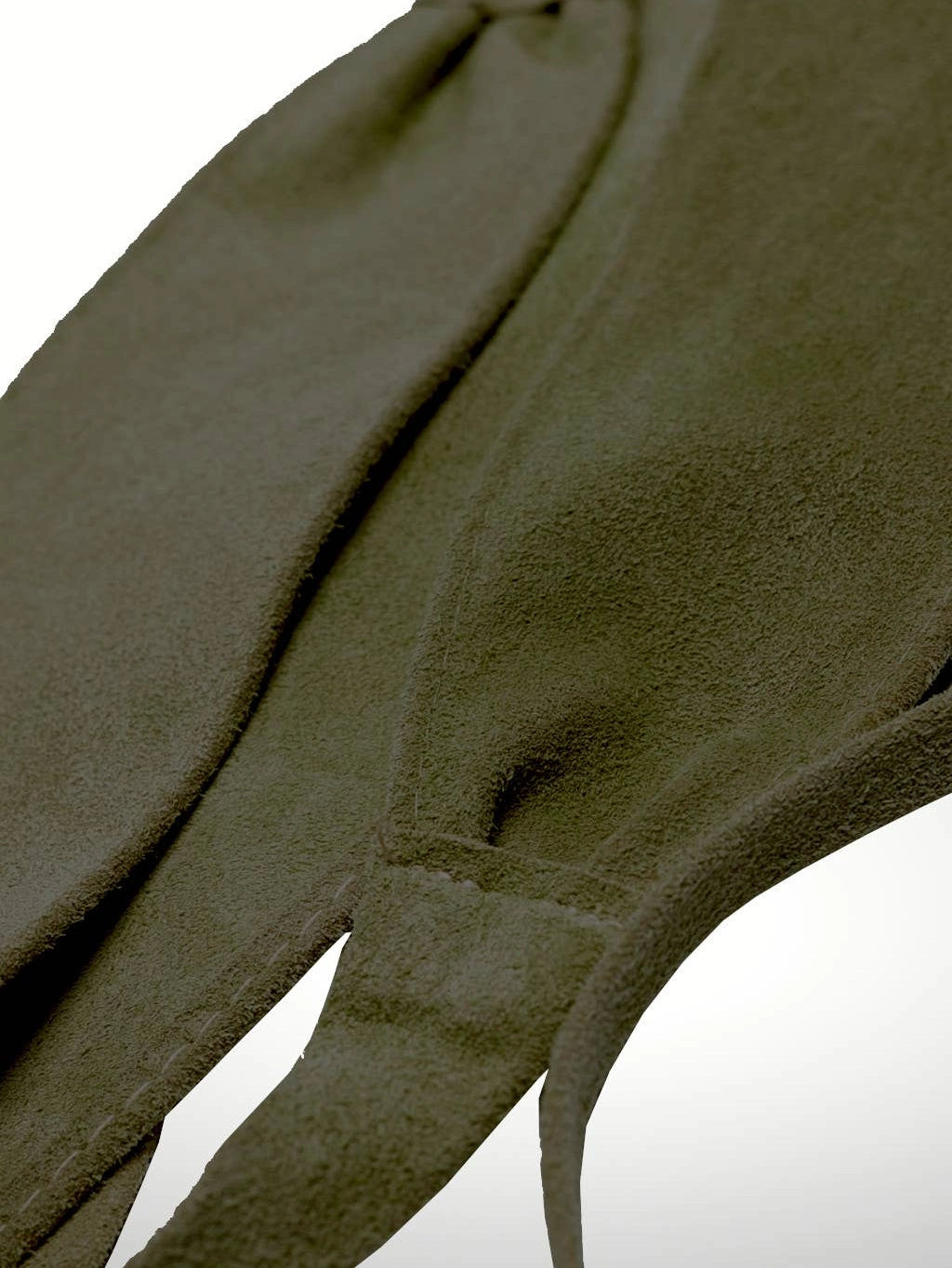 Genuine Suede Sash Belt