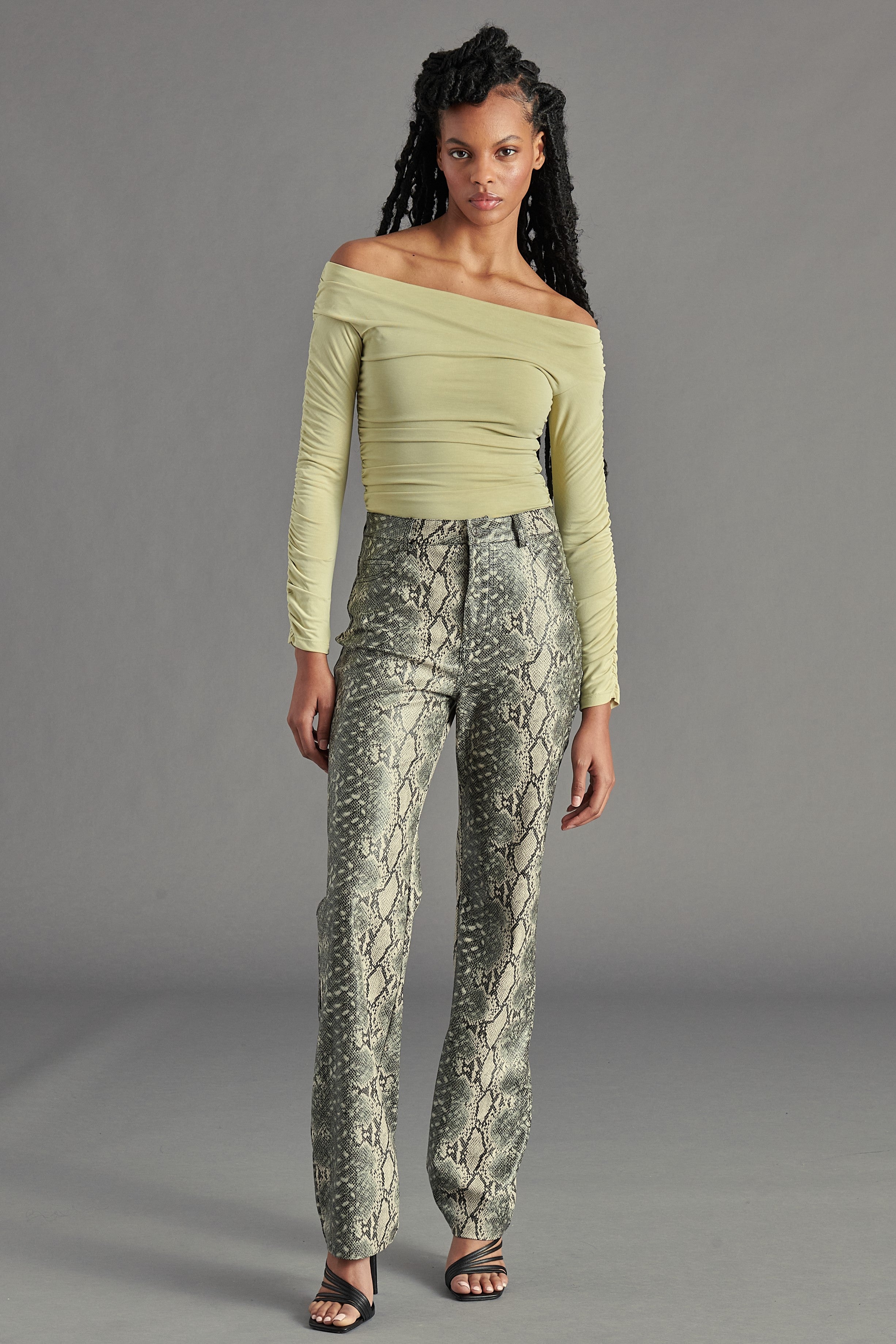 Loren Snakeskin Pants