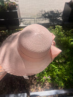 Burlap Ribbon Derby Sun Hat
