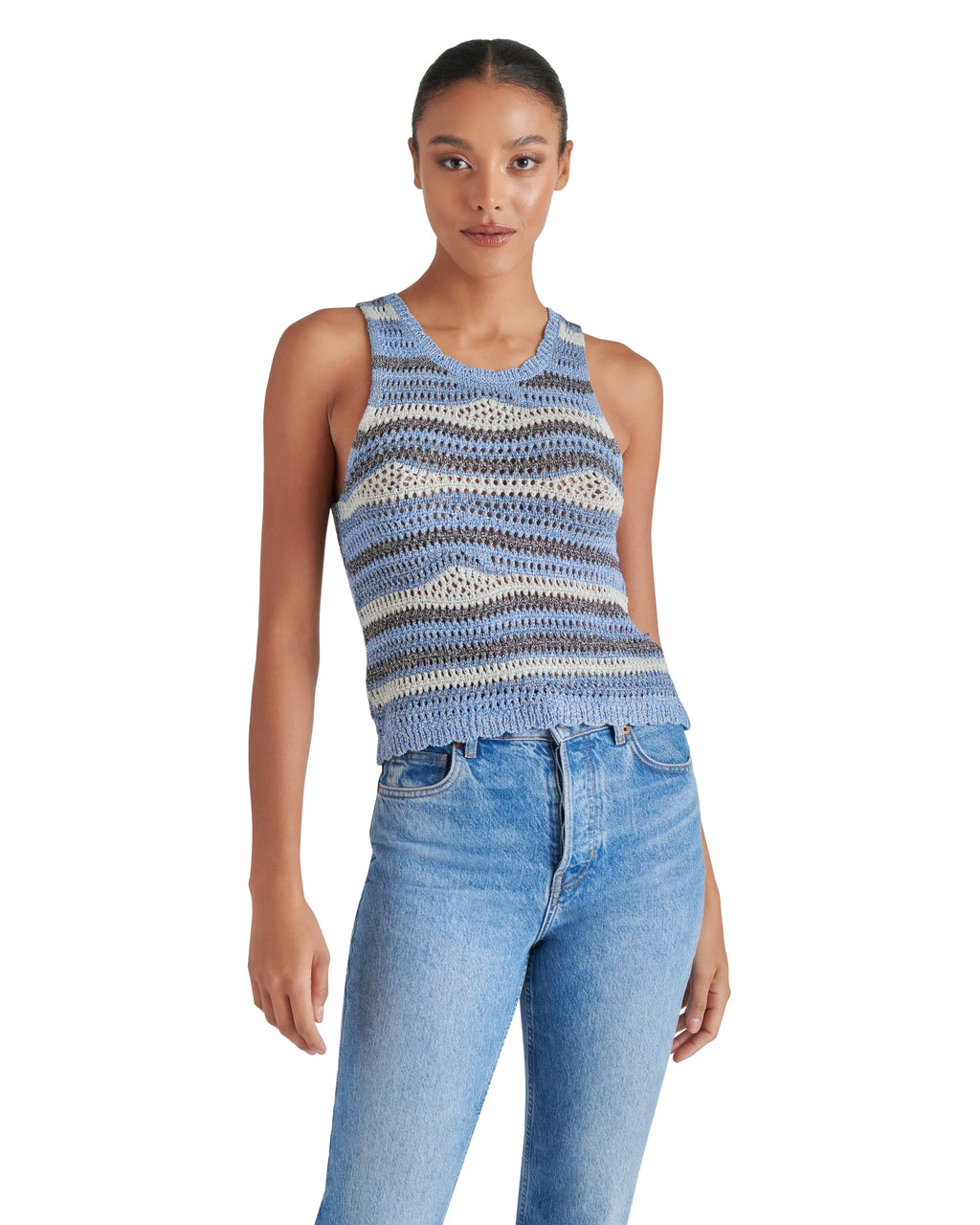 Blue Hannah Sweater Top