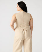 Khaki Selene Vest Top