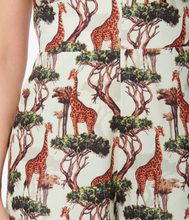 Load image into Gallery viewer, Giraffe Print Halter Jumpsuit