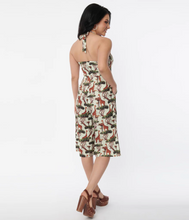 Load image into Gallery viewer, Giraffe Print Halter Jumpsuit