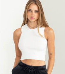 Sleeveless knit top