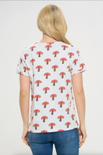Load image into Gallery viewer, Mushroom Print T Shirt