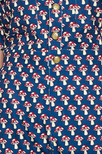 Load image into Gallery viewer, Mushroom Print Corduroy Jumpsuit