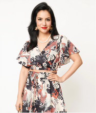 Load image into Gallery viewer, Jungle Cat Print Dottie Crop Top