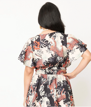Load image into Gallery viewer, Jungle Cat Print Dottie Crop Top