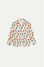 Load image into Gallery viewer, Multicolored mushroom print shirt