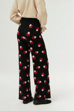 Load image into Gallery viewer, Mushroom print jacquard knit pants