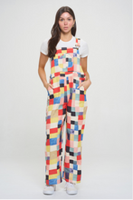 Load image into Gallery viewer, Colorful Check Overalls