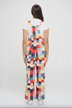 Load image into Gallery viewer, Colorful Check Overalls