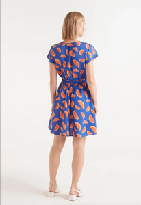 Grapefruit Print Dress