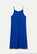 Load image into Gallery viewer, Blue Fine Knit Midi Dress