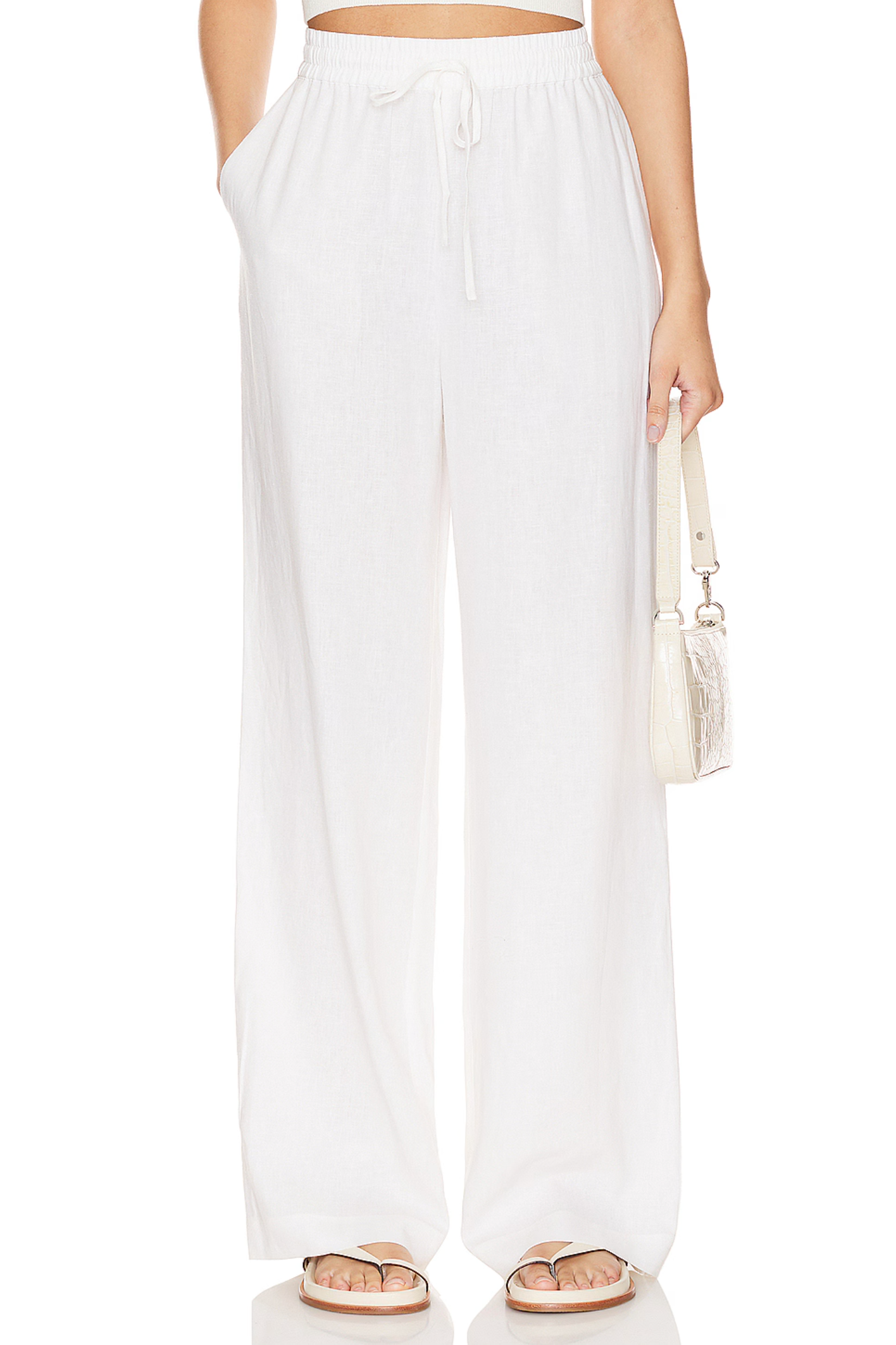 White Venetia Pants