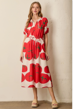 Load image into Gallery viewer, Tomato Print Maxi Dress