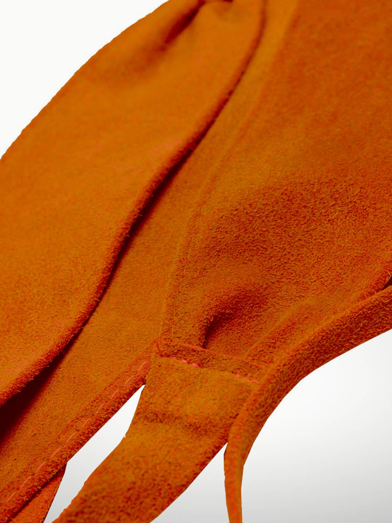 Genuine Suede Sash Belt