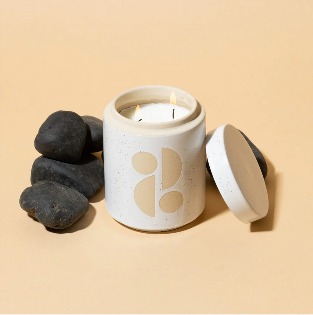 Ceramic Candle with Lid