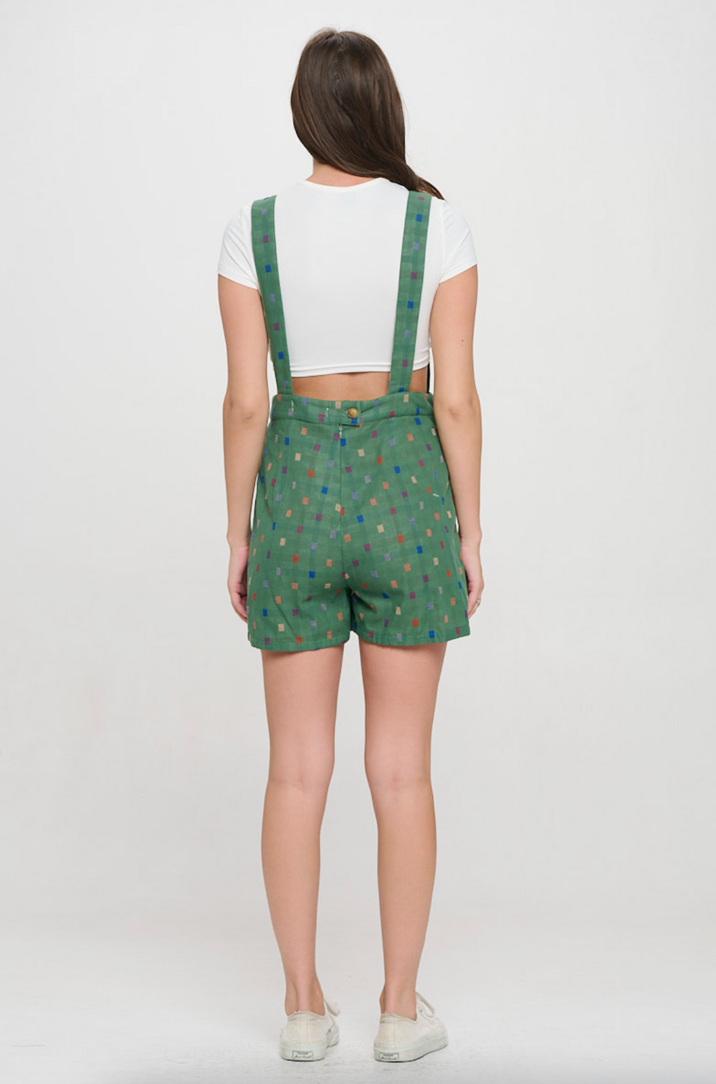 Polka Square Shortalls