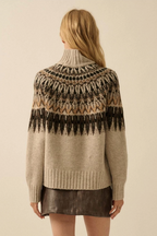 Oatmeal Fair Isle Sweater
