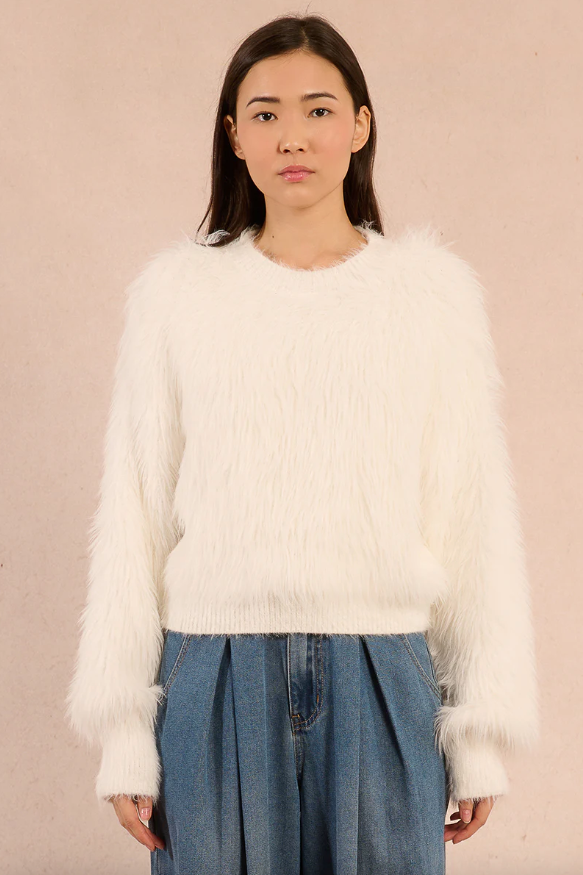 Brushed Knit Sweater