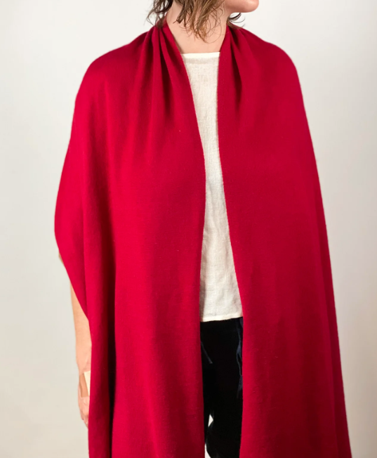 100% Cashmere Solid Scarf