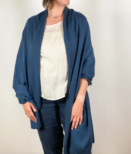 100% Cashmere Solid Scarf