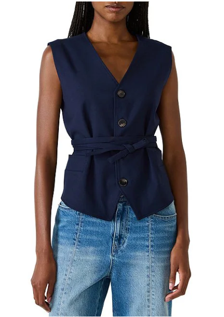 Felicia Twill Vest