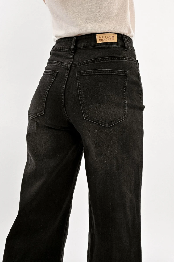 High Waisted Wide Leg Jeans