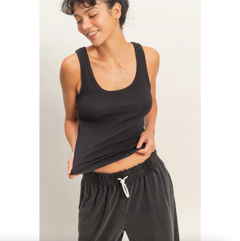 Scoop Neck Tank Top