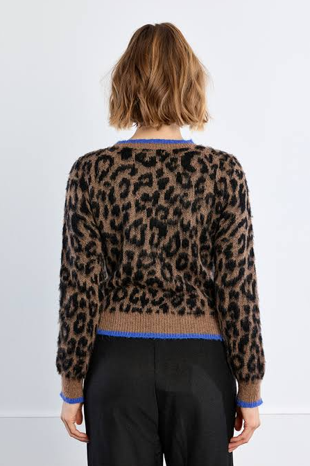 Leopard Knit Sweater